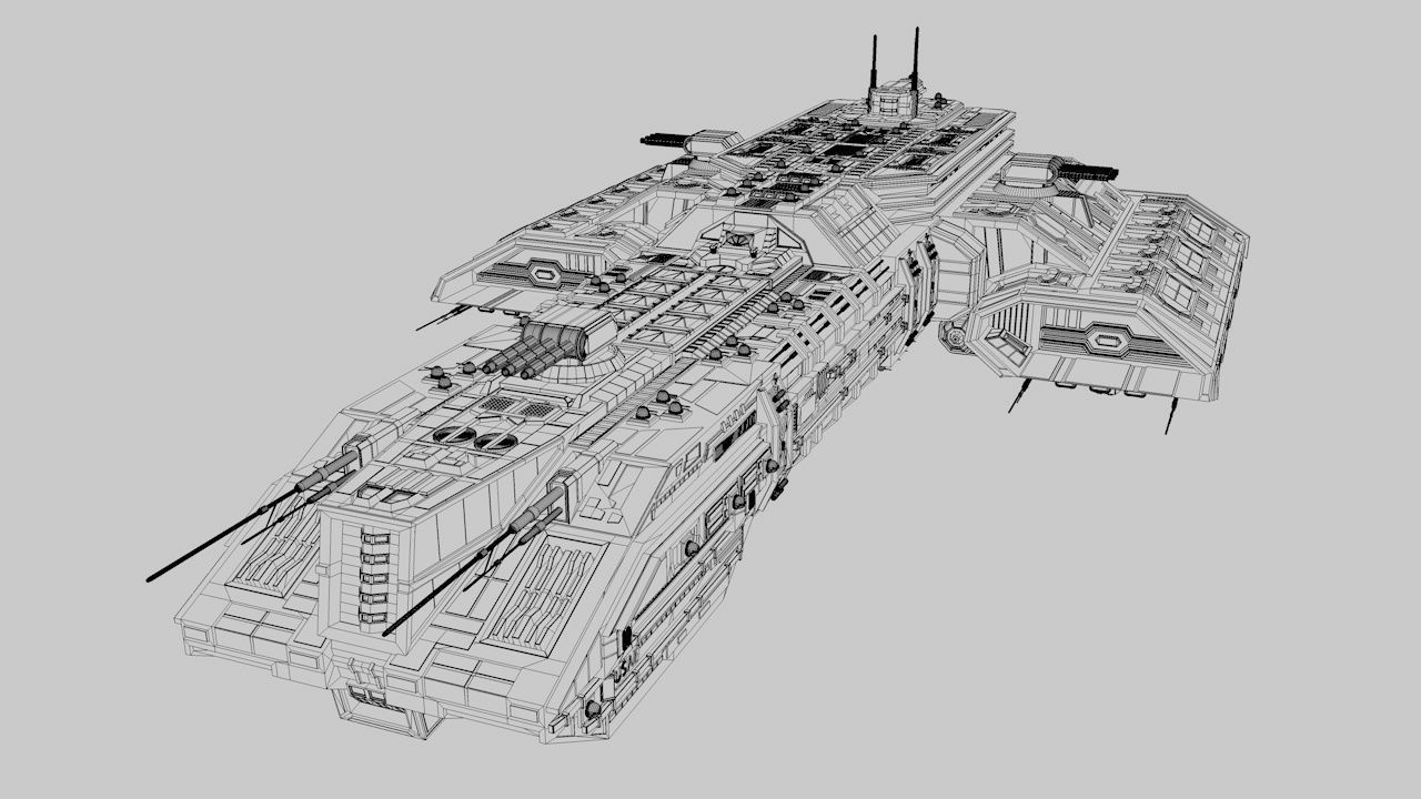 Spaceship Australis 3D model_13