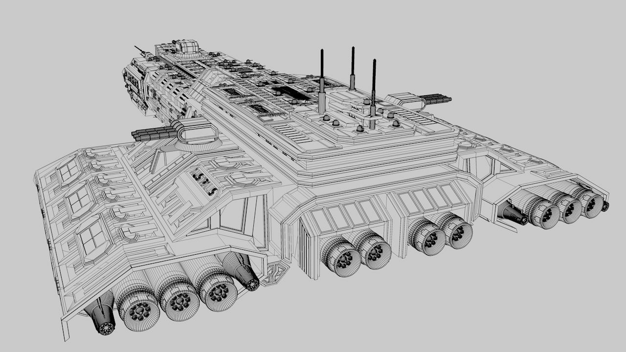 Spaceship Australis 3D model_10