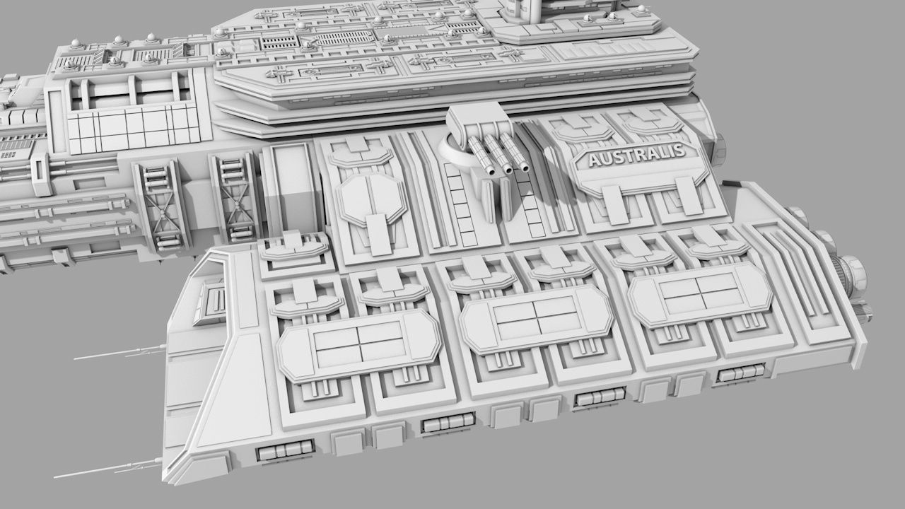 Spaceship Australis 3D model_5
