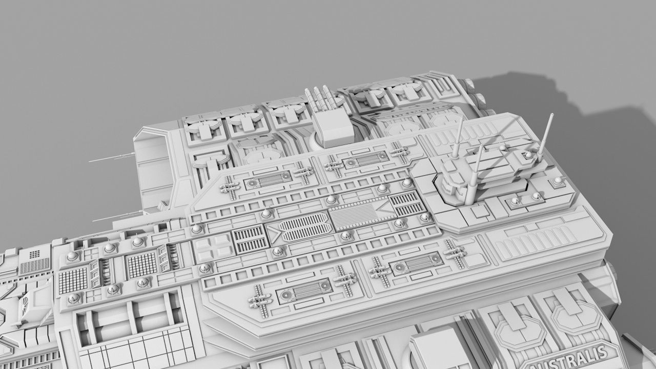 Spaceship Australis 3D model_6