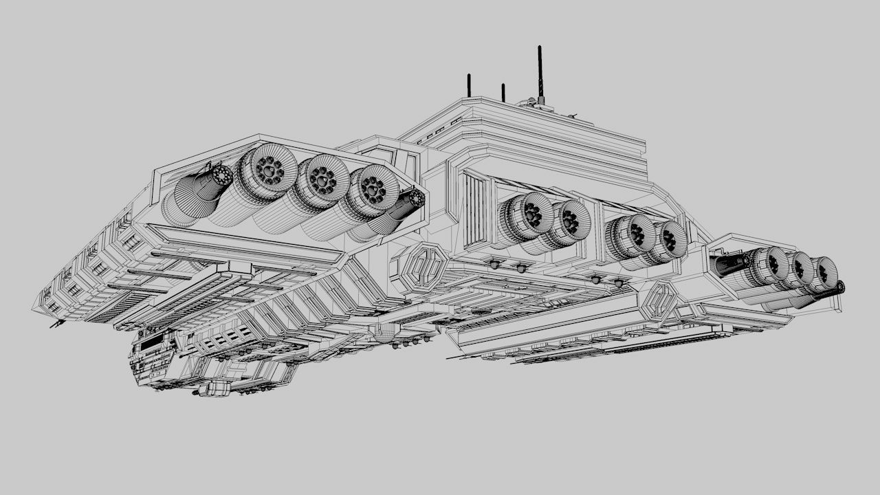 Spaceship Australis 3D model_11