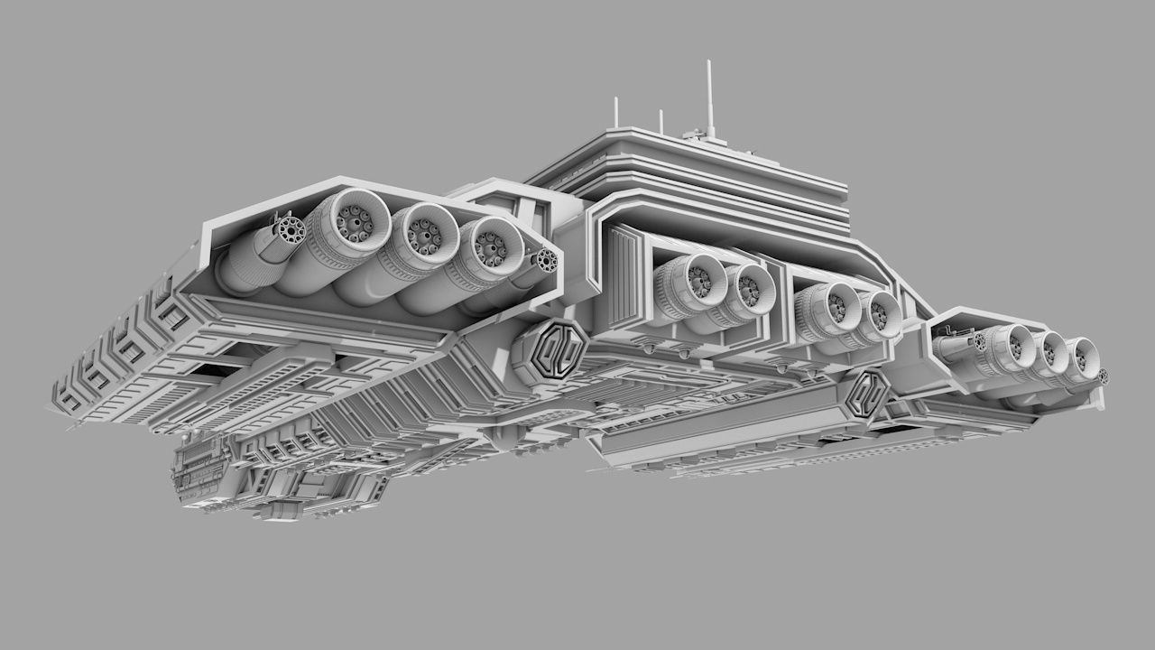 Spaceship Australis 3D model_9