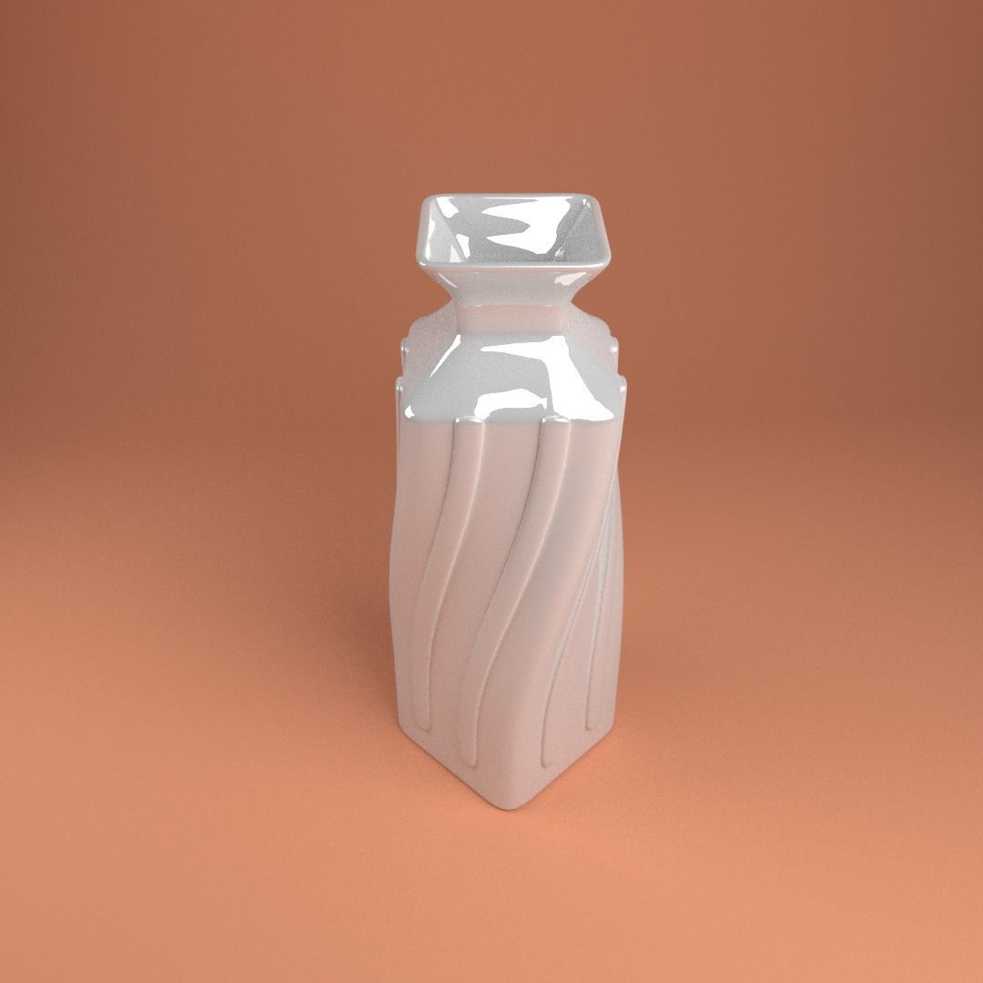 Unique Vase 3D model_4