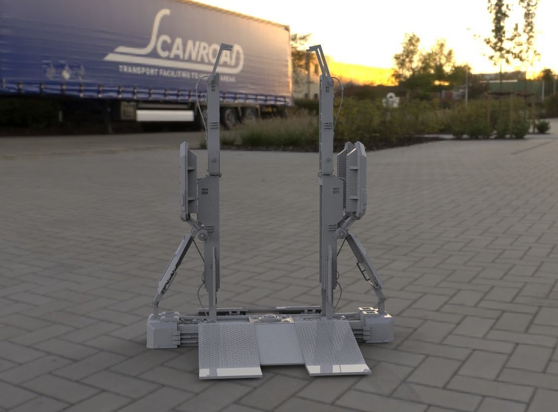 sci fi - Phase gate 3D model_12