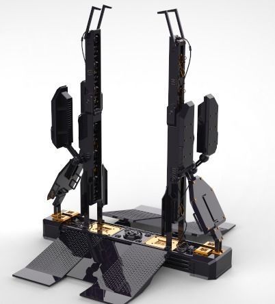 sci fi - Phase gate 3D model_7