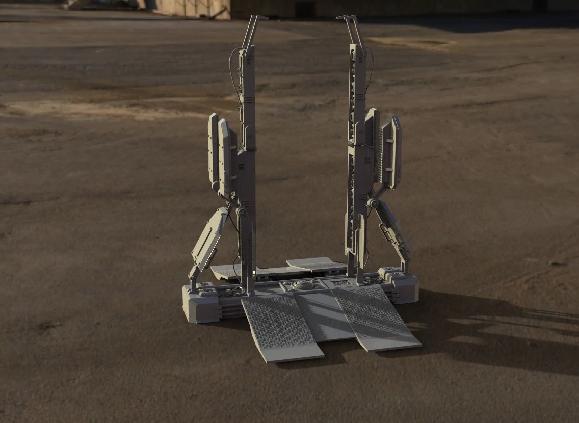 sci fi - Phase gate 3D model_15