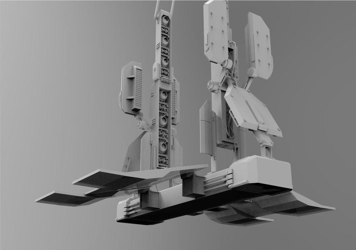 sci fi - Phase gate 3D model_10