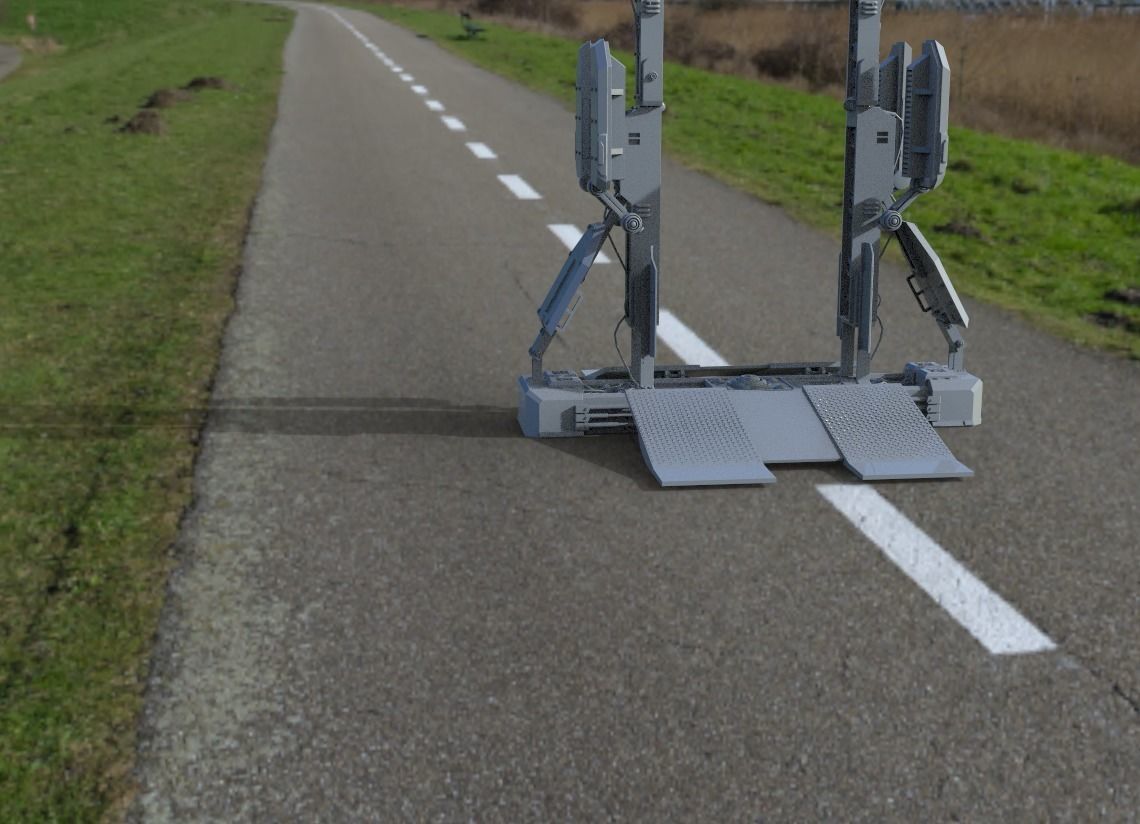 sci fi - Phase gate 3D model_13