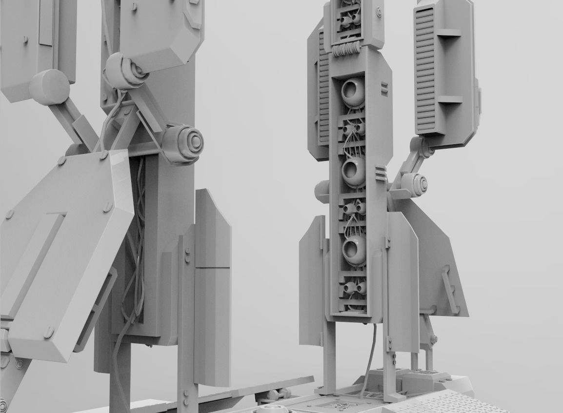 sci fi - Phase gate 3D model_11