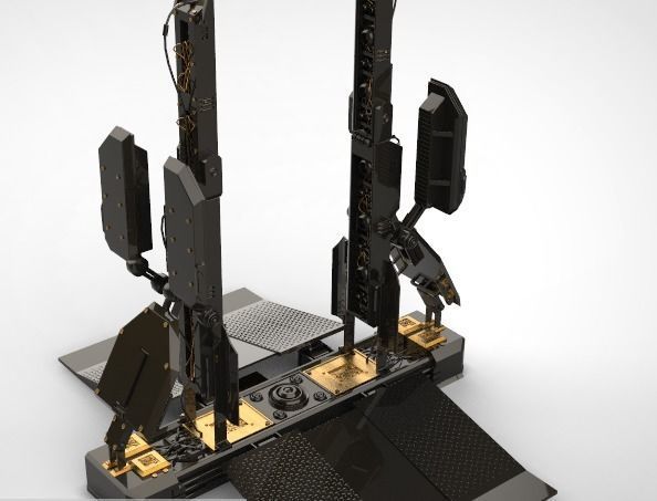 sci fi - Phase gate 3D model_2