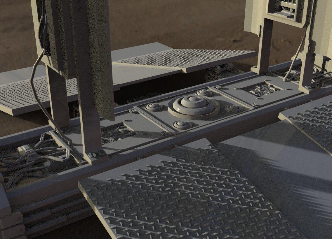 sci fi - Phase gate 3D model_6