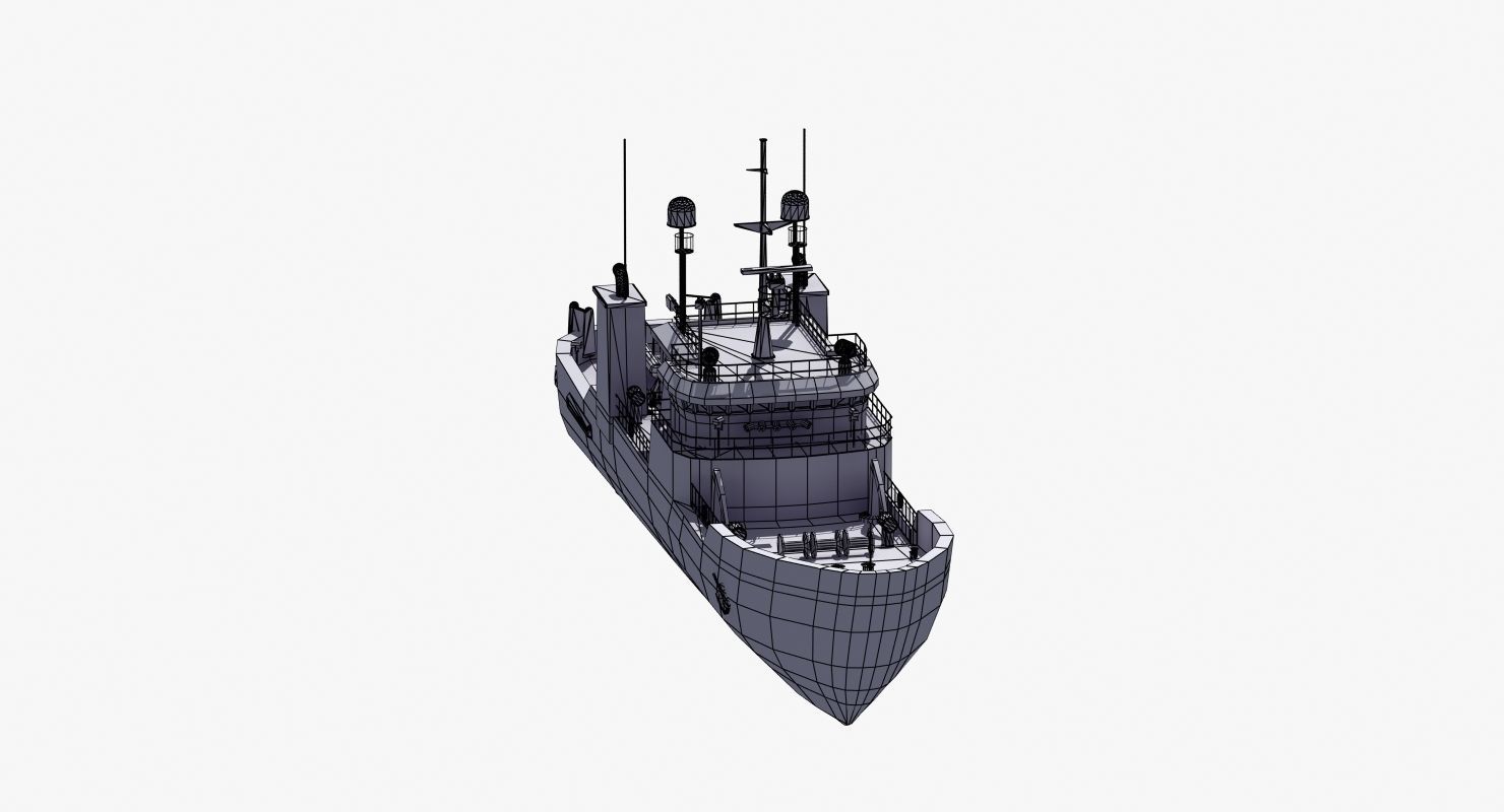 Fisheries Protection Vessel 3D model_23