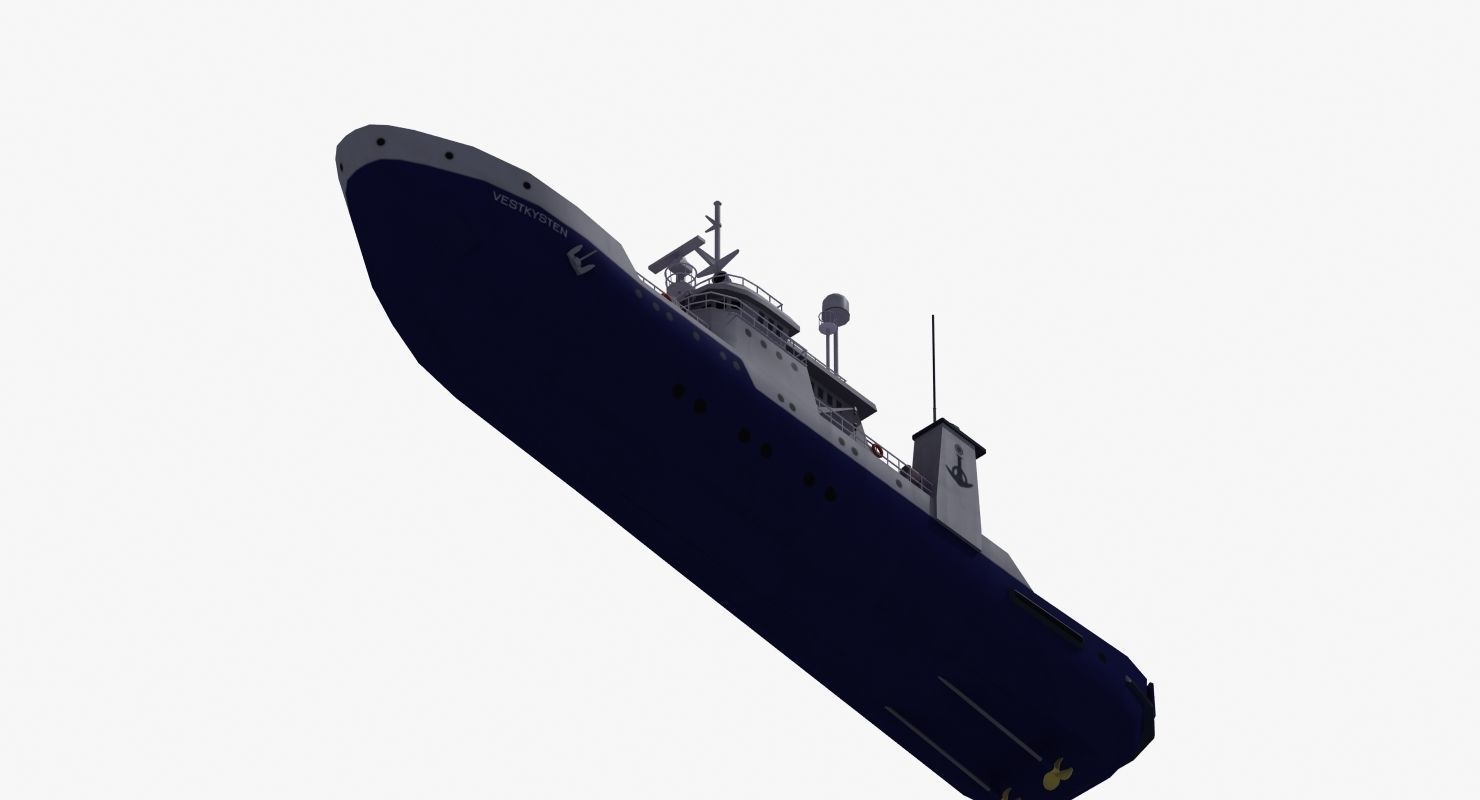 Fisheries Protection Vessel 3D model_13