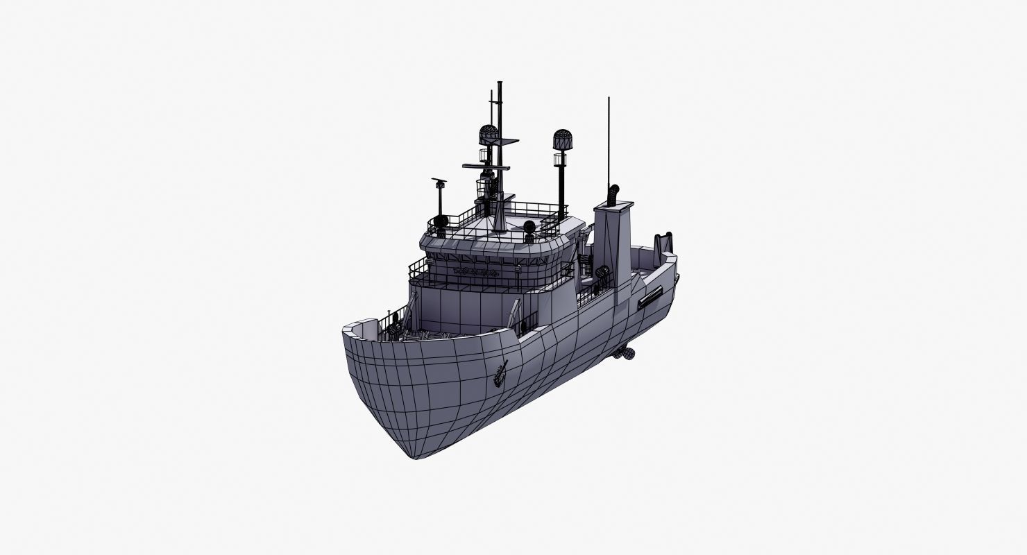 Fisheries Protection Vessel 3D model_17