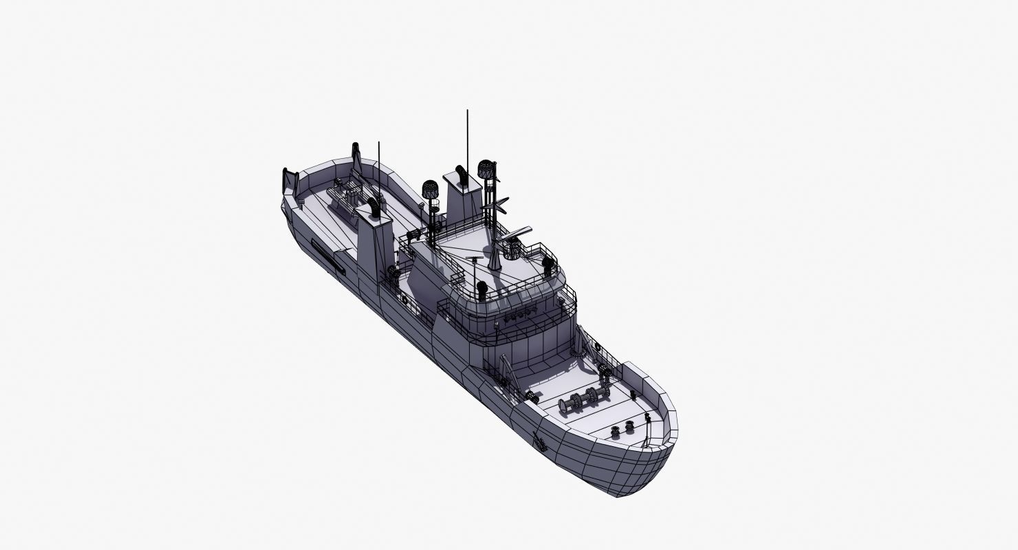 Fisheries Protection Vessel 3D model_19