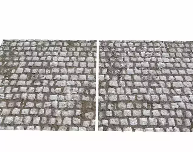 Cobblestone Road 4 Texture PBR
