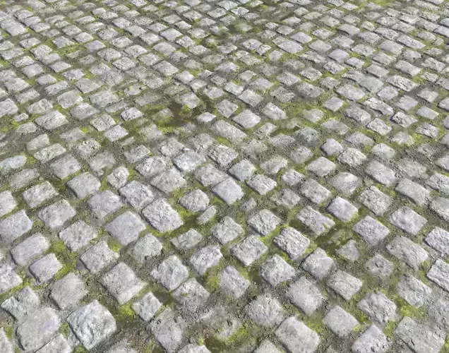 Cobblestone Road 5 Texture PBR