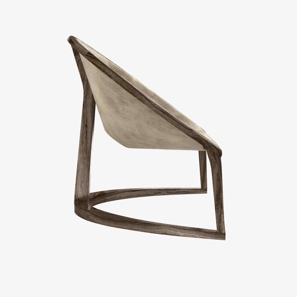 Riva 1920 yin yang easy chair 3d model  3D model_2