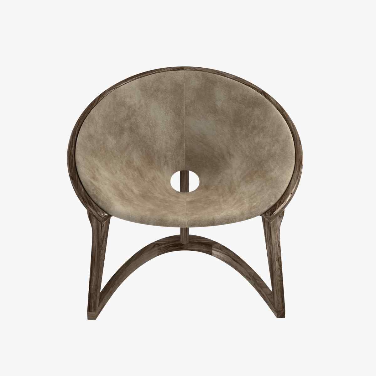 Riva 1920 yin yang easy chair 3d model  3D model_1