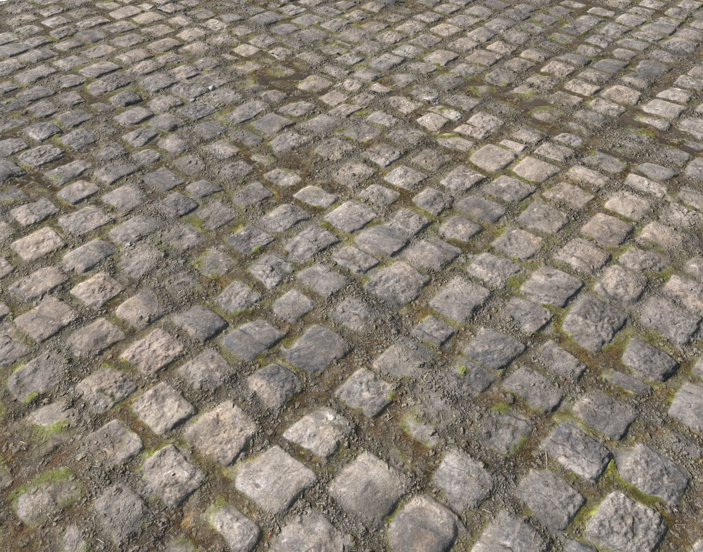 Cobblestone Road 11 PBR Texture_4