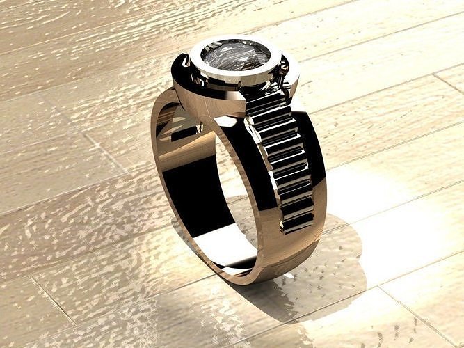Ring diamond 3D print model