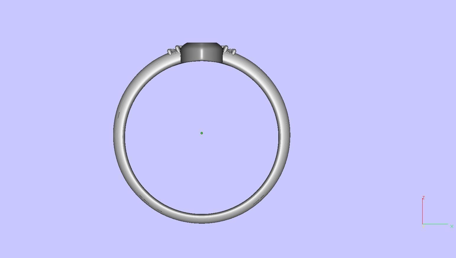 Marquise Diamond Engagement Ring 3D print model_6