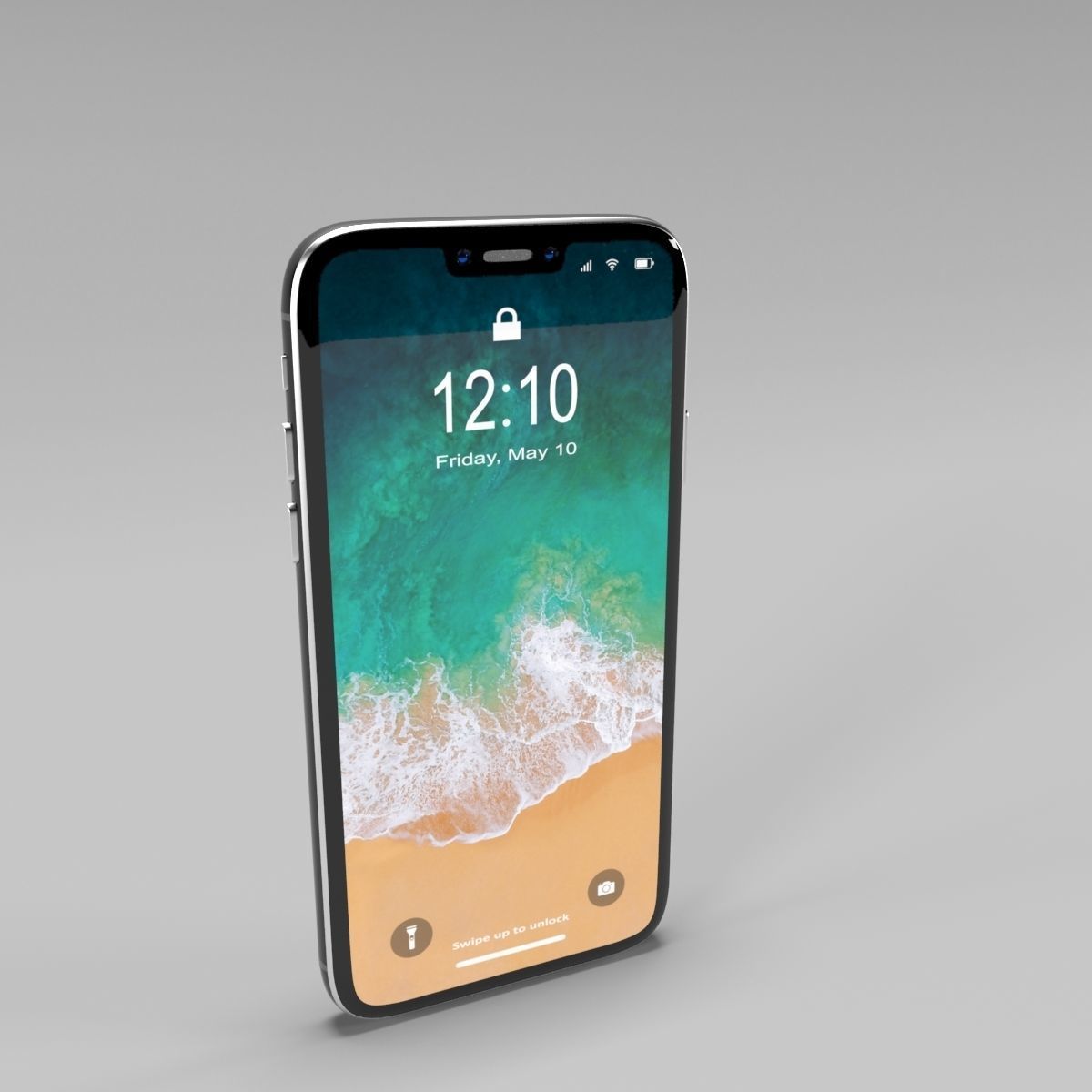 Generic Smartphone 2019 3D model_7