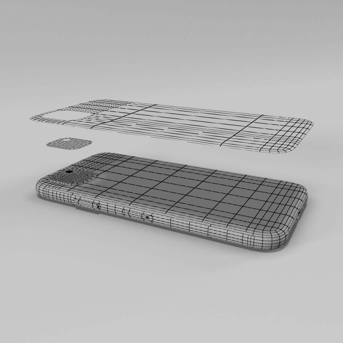 Generic Smartphone 2019 3D model_16