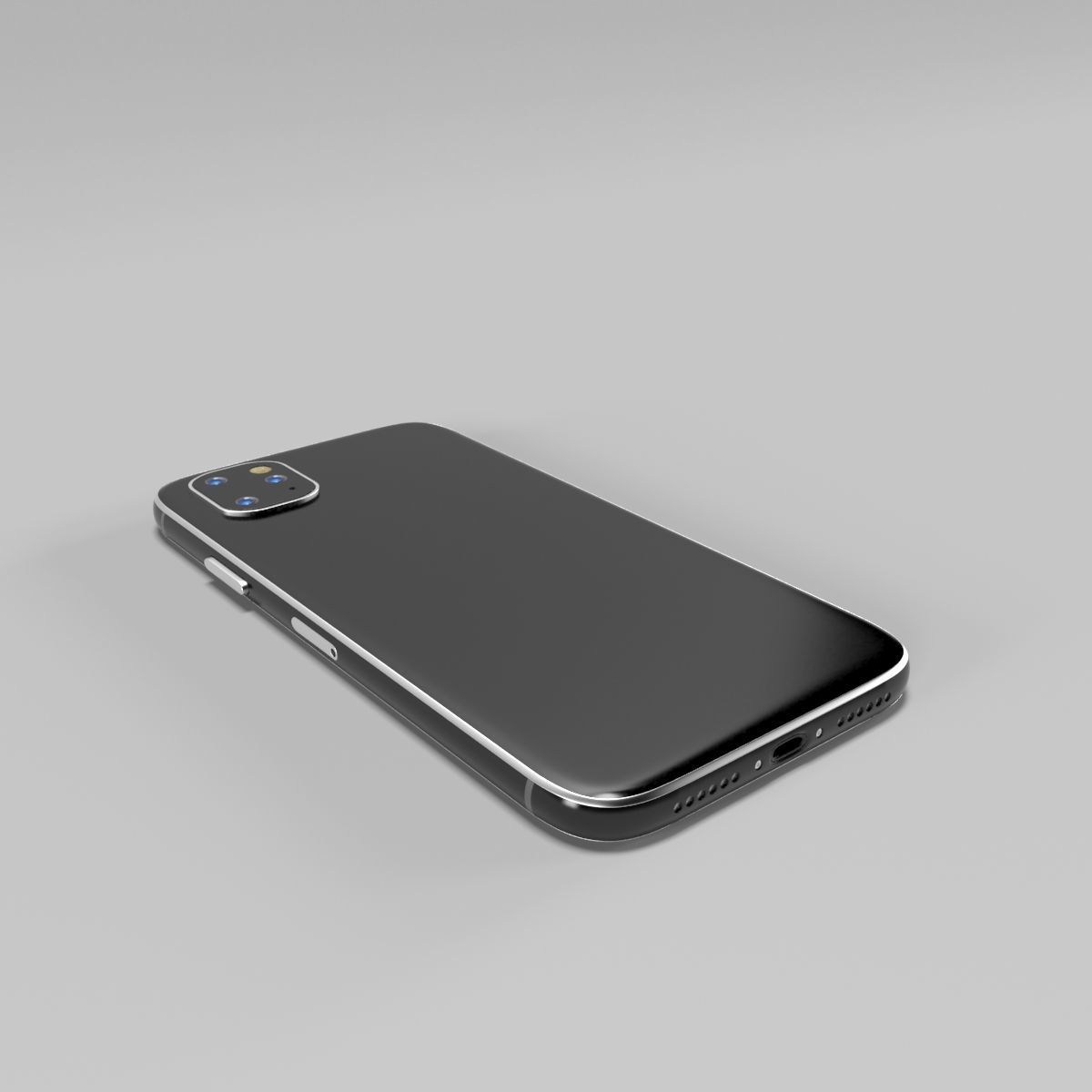 Generic Smartphone 2019 3D model_10