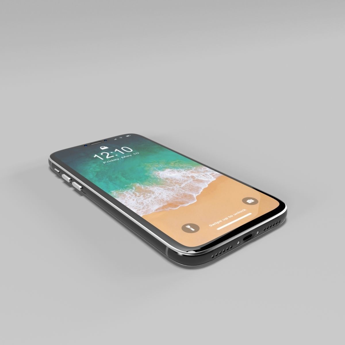 Generic Smartphone 2019 3D model_9