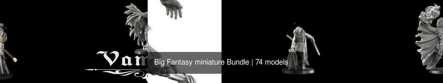 Big Fantasy miniature Bundle 3D Model Collection_271