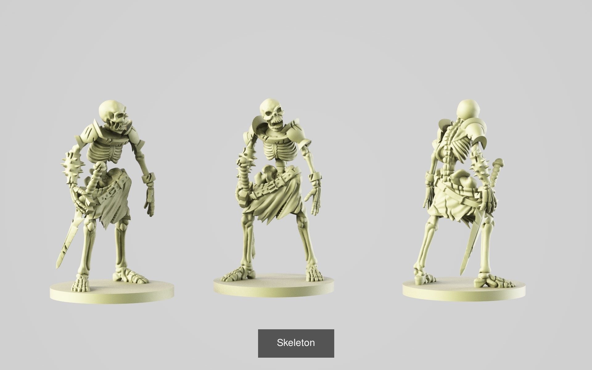 Big Fantasy miniature Bundle 3D Model Collection_347