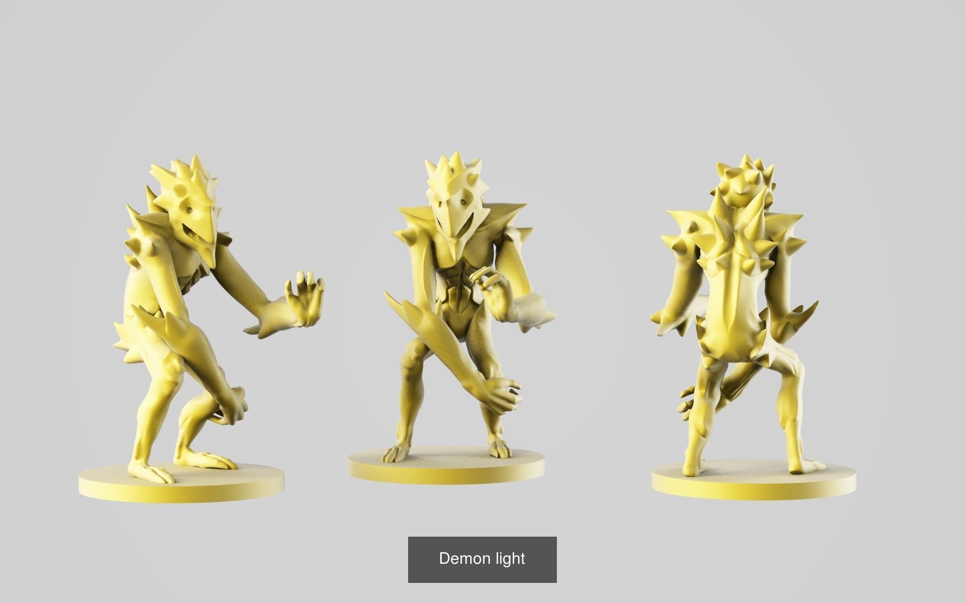 Big Fantasy miniature Bundle 3D Model Collection_340