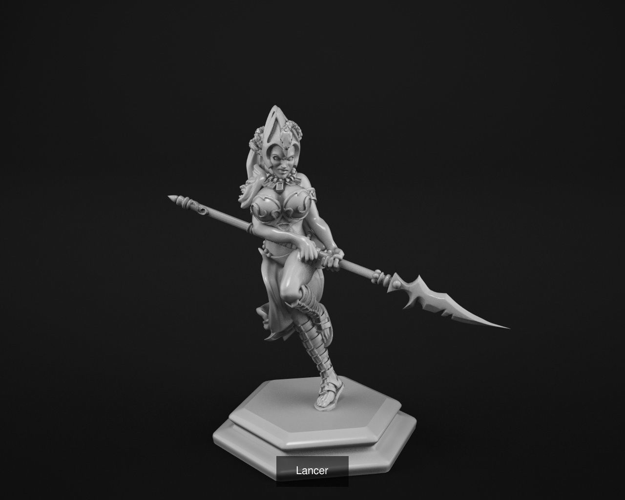 Big Fantasy miniature Bundle 3D Model Collection_295