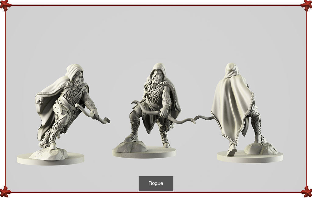 Big Fantasy miniature Bundle 3D Model Collection_356