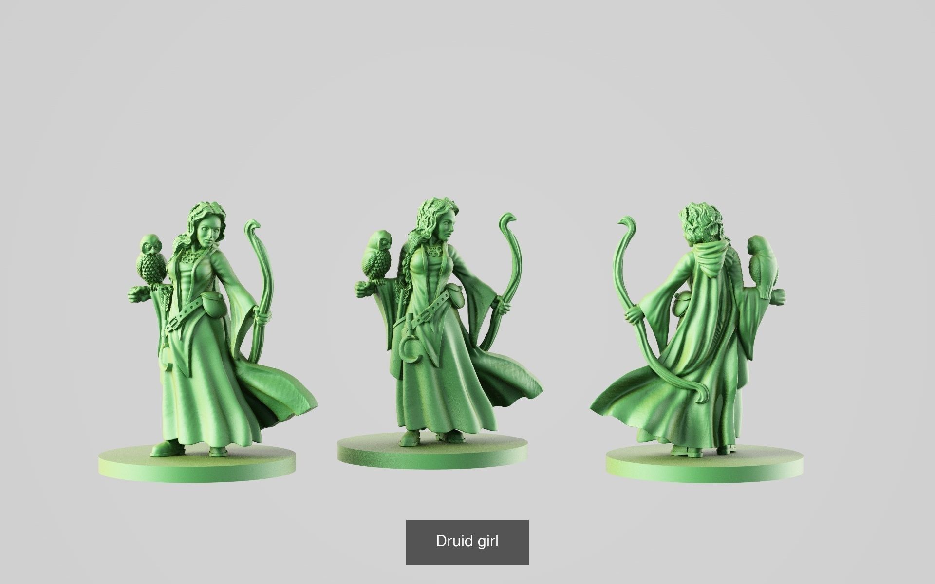 Big Fantasy miniature Bundle 3D Model Collection_321