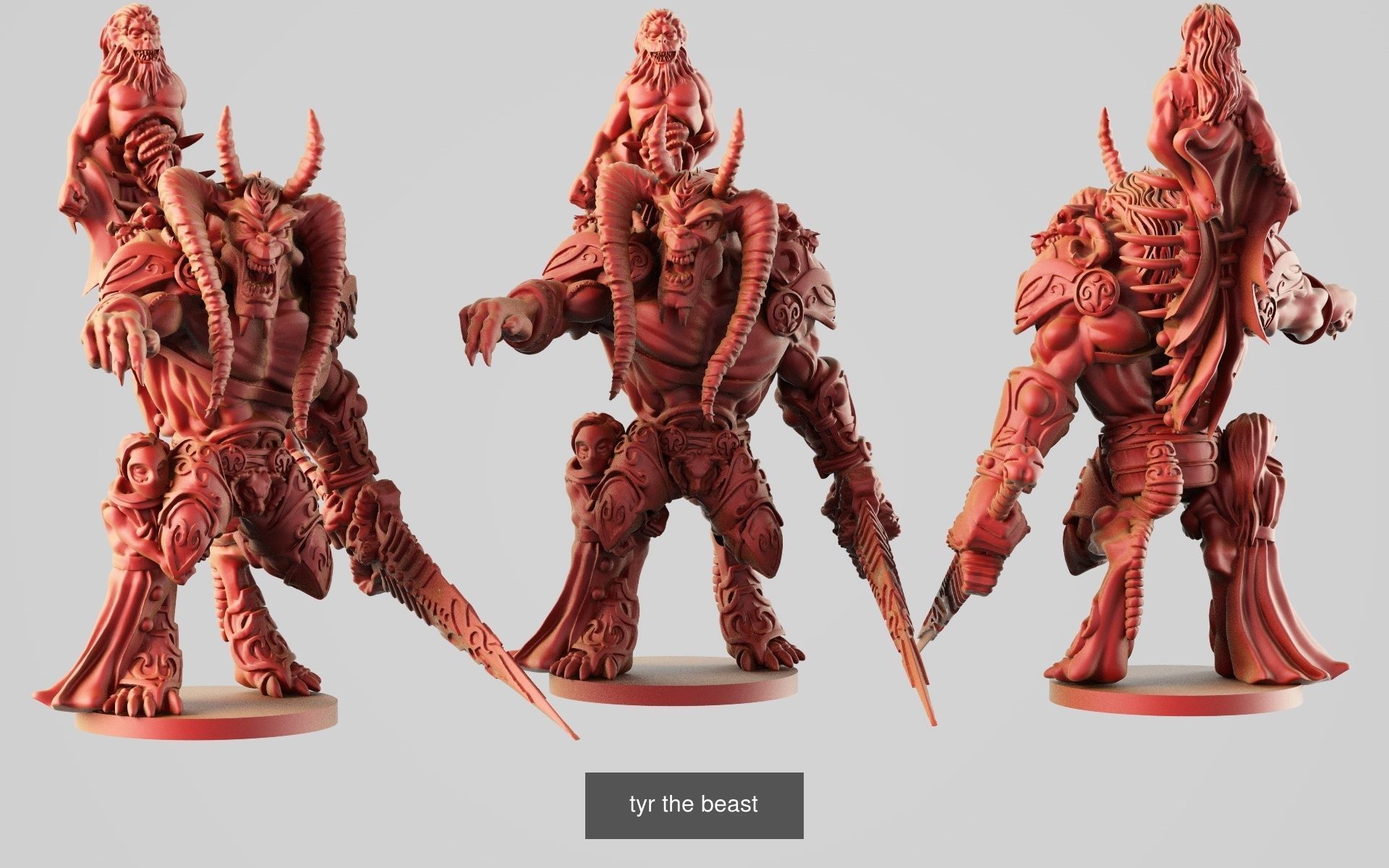 Big Fantasy miniature Bundle 3D Model Collection_334