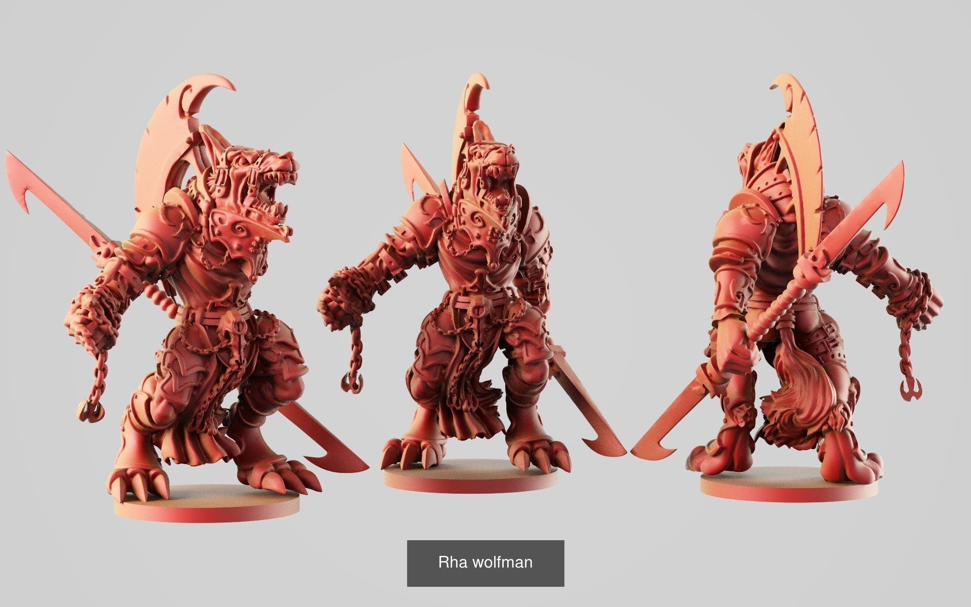 Big Fantasy miniature Bundle 3D Model Collection_335