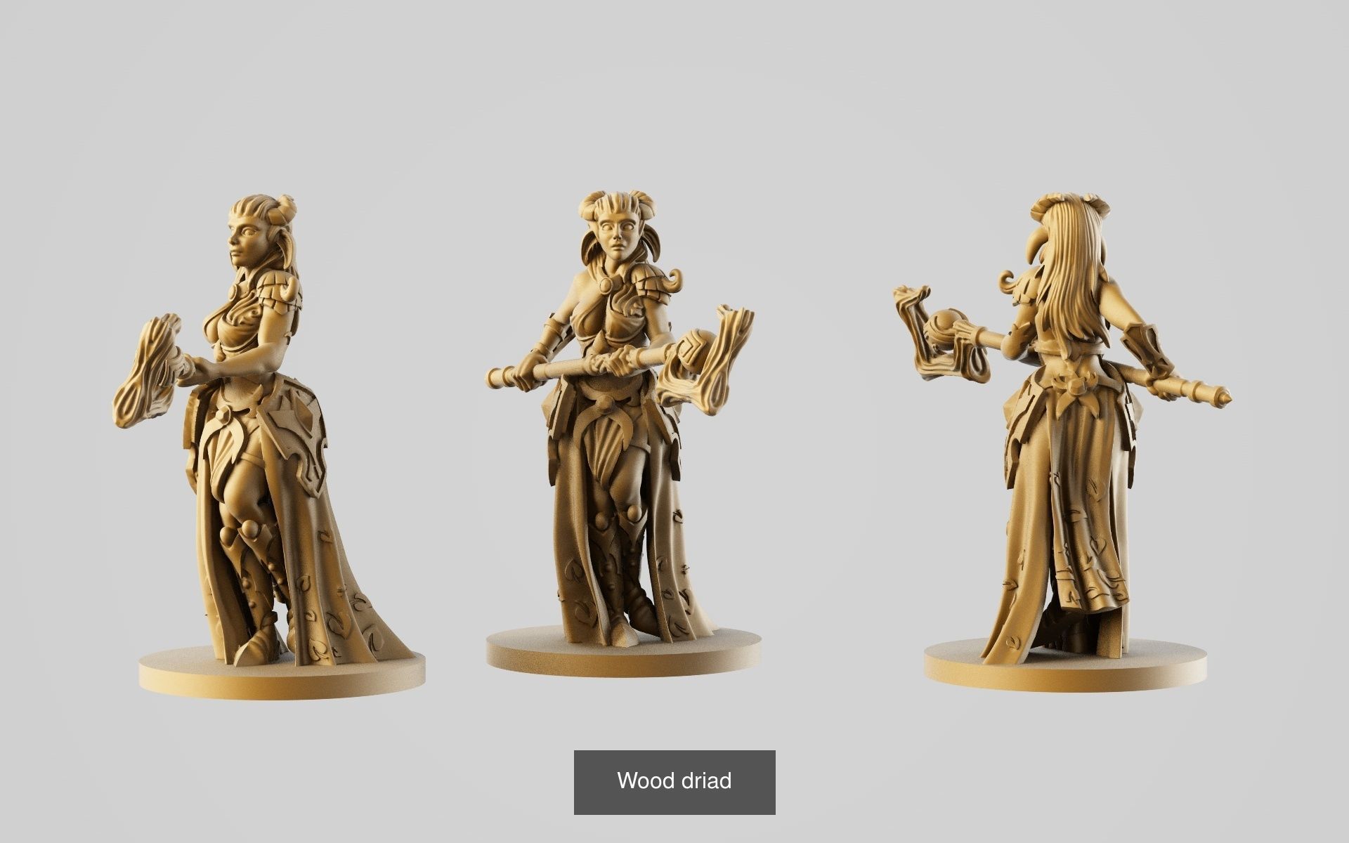 Big Fantasy miniature Bundle 3D Model Collection_351