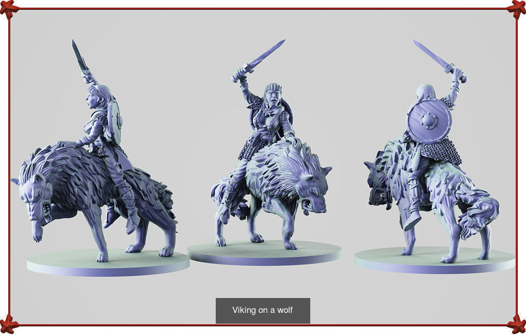 Big Fantasy miniature Bundle 3D Model Collection_354