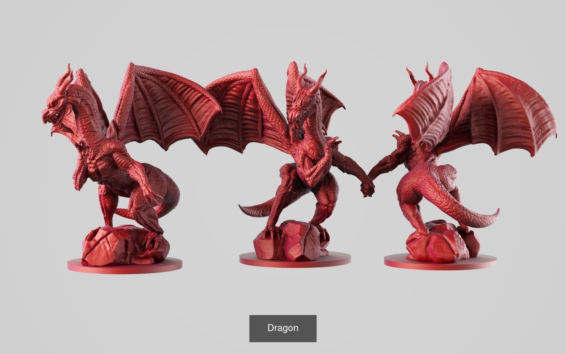 Big Fantasy miniature Bundle 3D Model Collection_345