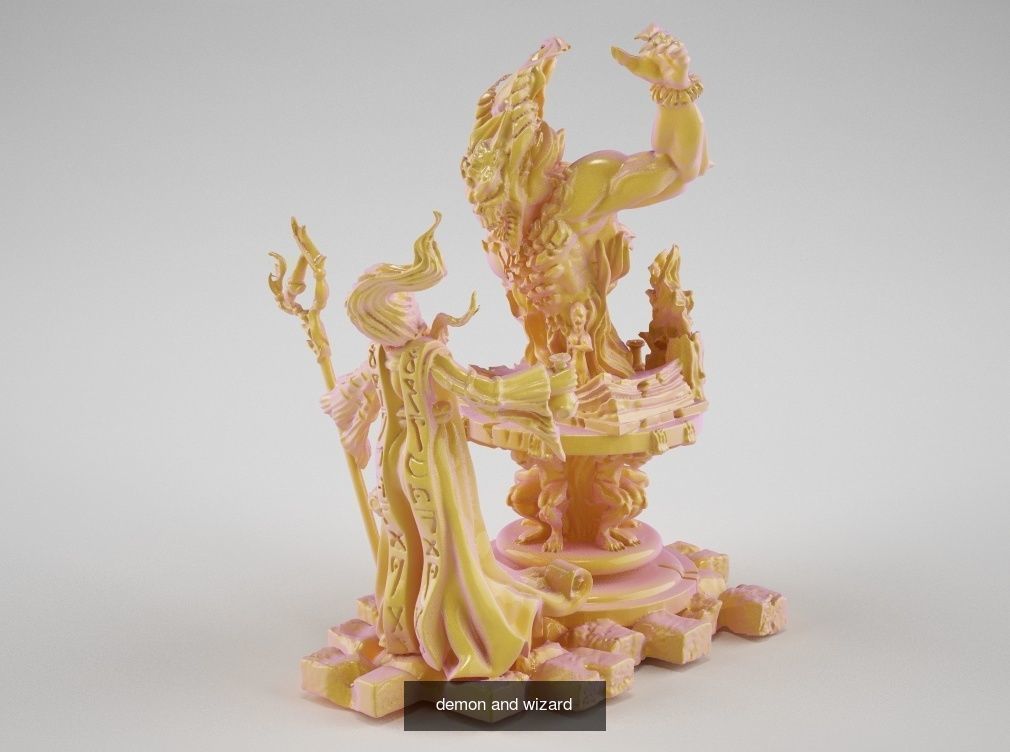 Big Fantasy miniature Bundle 3D Model Collection_301