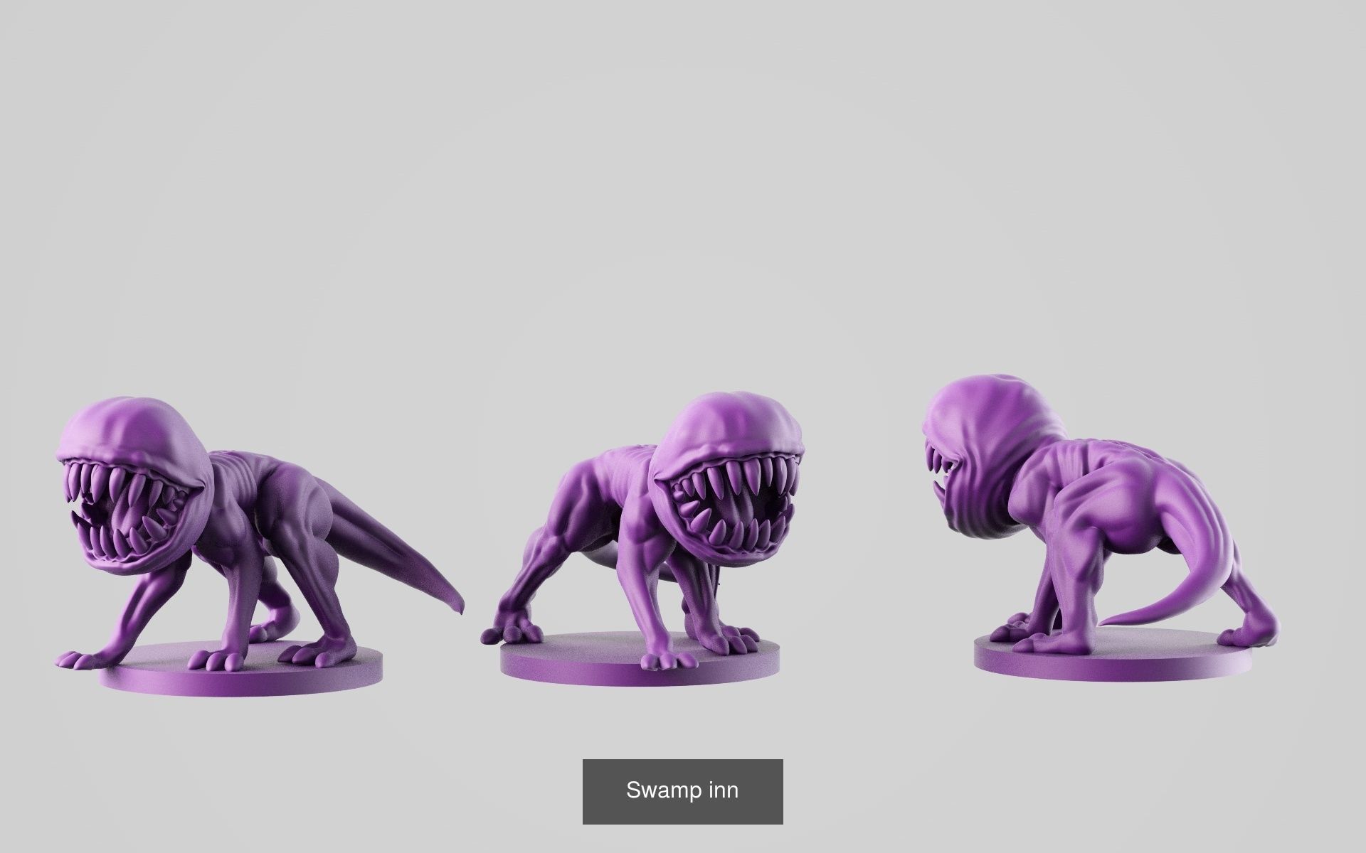 Big Fantasy miniature Bundle 3D Model Collection_343