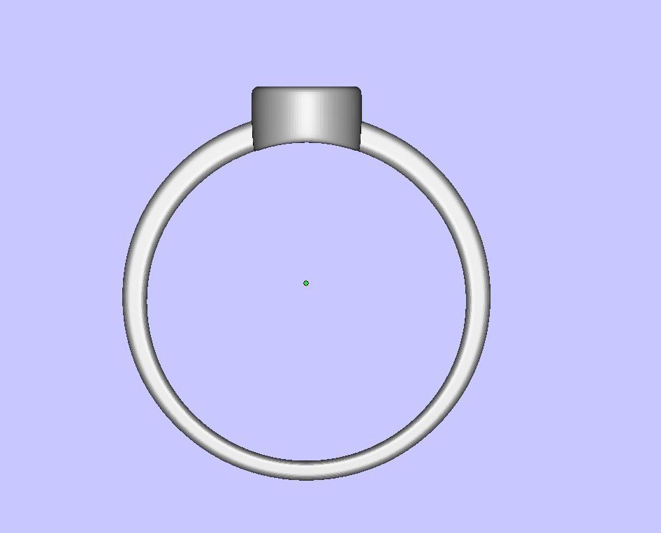 CURVED DIAMOND BAND RINGS 3D print model_12