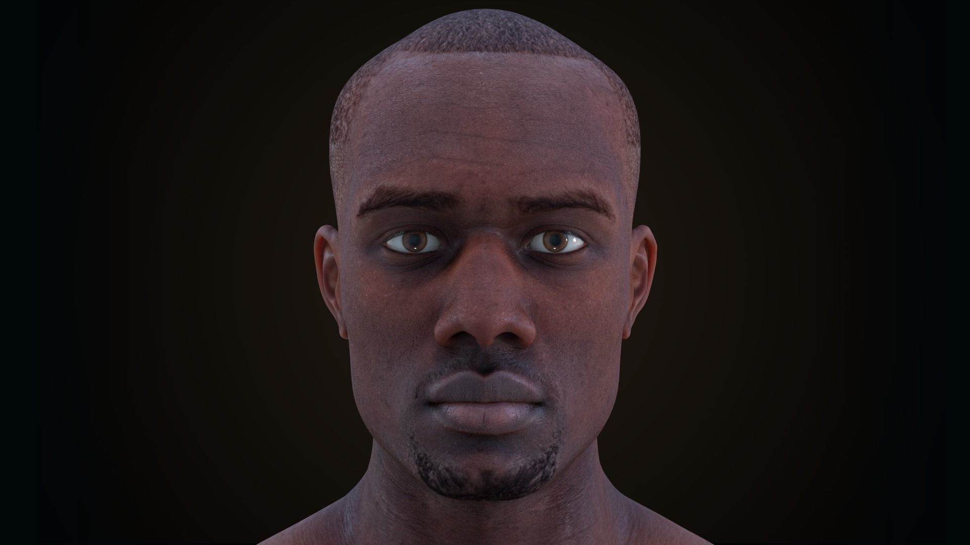 Cinematic Male 002 - Advanced Body Rig - Face Rig - GUI Low-poly 3D model_6