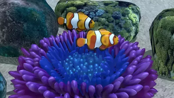 Under the sea animation Free 3D model