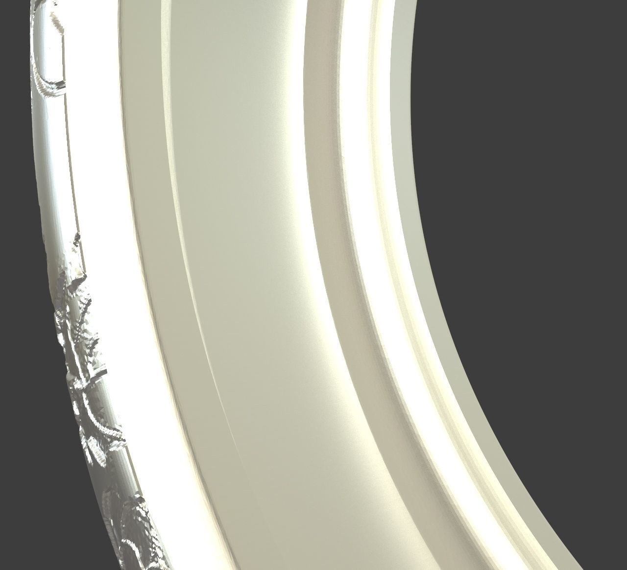 Ring With Nature Details 3D print model_10