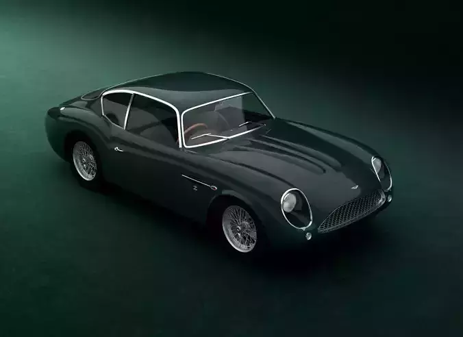 Aston Martin DB4GT Zagato 1960-1963 Free 3D model