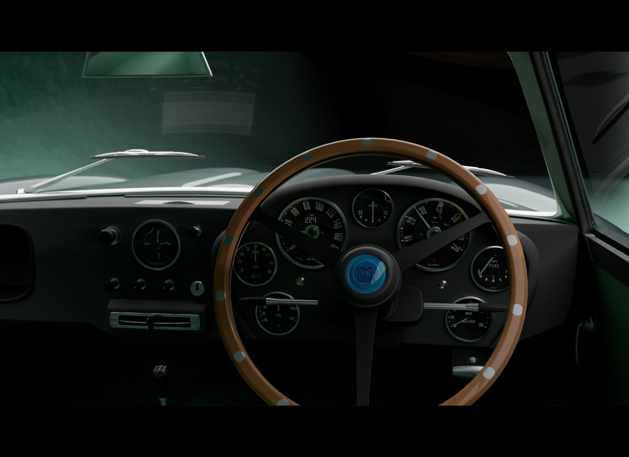 Aston Martin DB4GT Zagato 1960-1963 Free 3D model_5