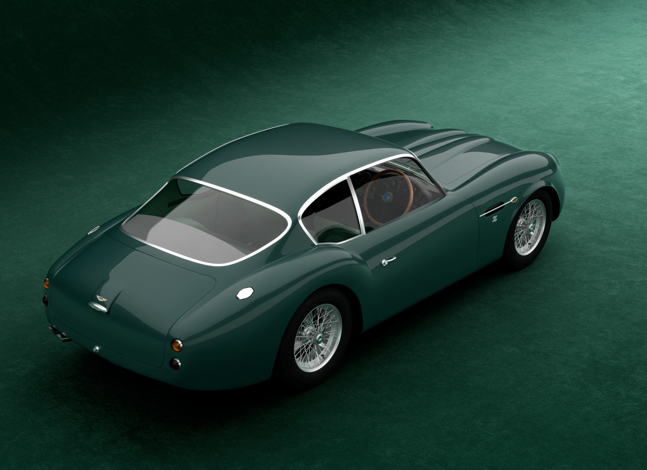 Aston Martin DB4GT Zagato 1960-1963 Free 3D model_2